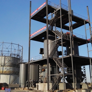 宁夏吉元冶金10000m³湿式气柜和4.0*2煤气发生炉